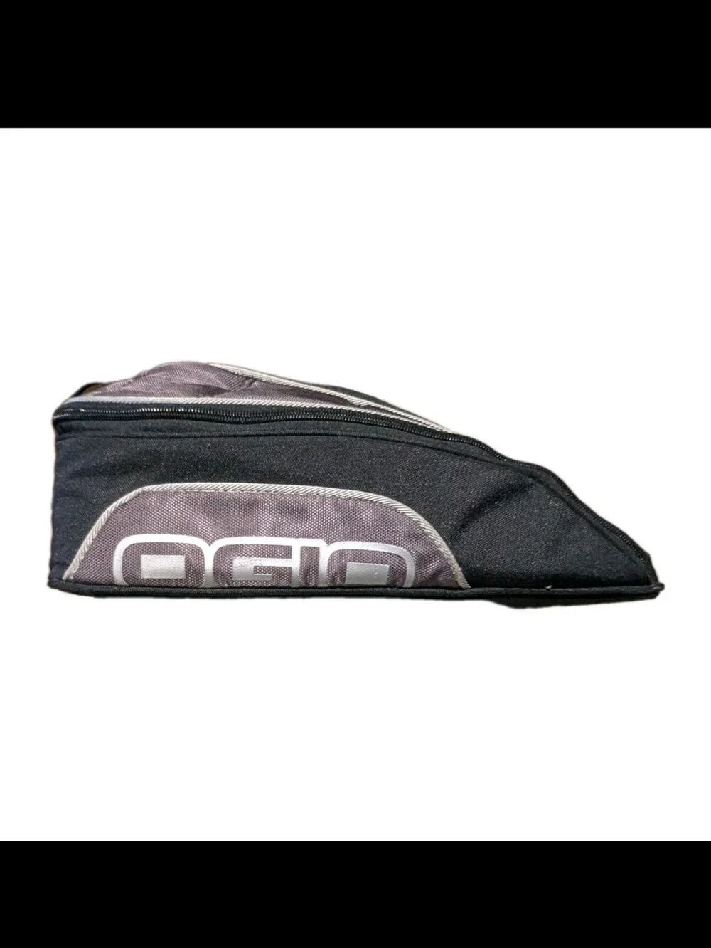 Ogio Golf Shoe Bag Travel Luggage Carry On Black Gray Soft Plaid Lining Padded